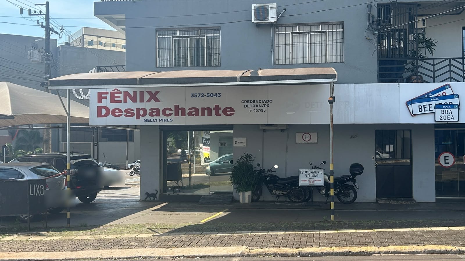 Fachada do Despachante Fênix na Av. República Argentina, em Foz do Iguaçu
